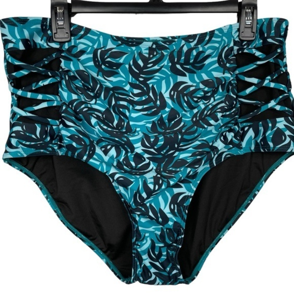 Summer Mae Maternity High Waited Ruched Bikini Bottoms